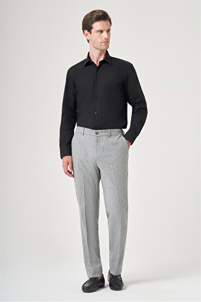 İmza Black Side Pocket Comfort Fit Cotton Chino Trousers 1003260167