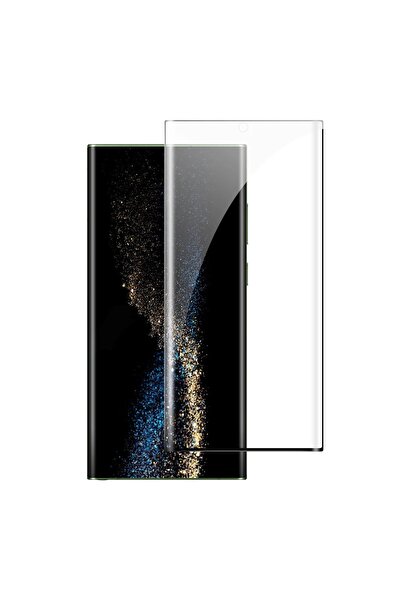 bbtech Samsung Galaxy S23 Ultra ile Uyumlu Tam Kaplayan Esnek Polymer Nano Ek...