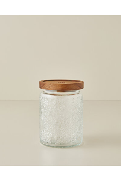 English Home Art Floral Soda Cam Kavanoz 750 ml Kahverengi