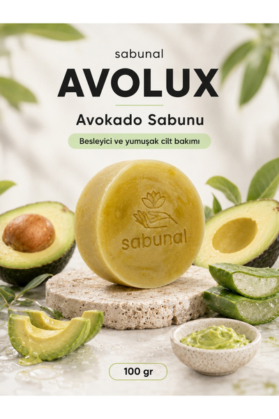 sabunal Avolux Avocado Soap - Softening, Moisturizing, and Nourishing Daily C...