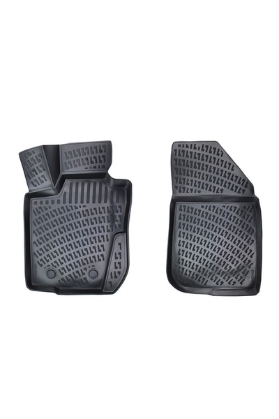DELUXETUNING Set covorase auto cauciuc DACIA LOGAN 2004-2012 (fata) forma tavita