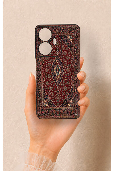 Vip Case Realme C55 Uyumlu Acem Halı Desenli Silikon Kılıf