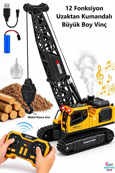 Brother Toys Dev Boy 40 Cm. Duman Çıkaran 12 Kanal 680 Derece Dönebilen Oyunc...