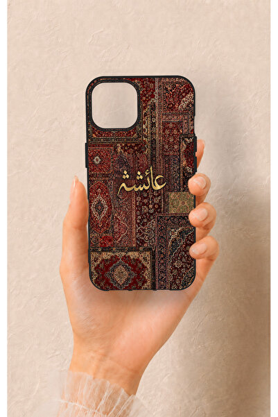Vip Case iPhone 13 Uyumlu Vintage Halı Desenli Silikon Kılıf