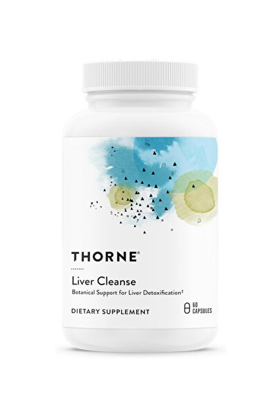Thorne Herbal Liver Cleanse - Milk Thistle & Berberine with Burdock & Chicory...