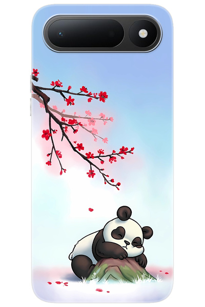 TECNO Spark 50 5G (KN8) Uyumlu Kılıf Desen Baskılı Silikon Uyuyan Panda STK:6...