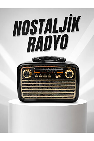 ARMÜZ Music Box Ραδιόφωνο Νοσταλγικού Σχεδιασμού με Φακό και Σύνδεση Bluetooth