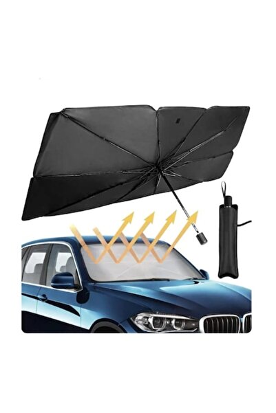 MASHASHOP Parasolar auto pliabil pentru parbriz, în formă de umbrelă, reziste...