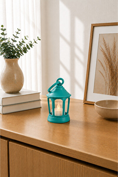 3D BASKI EVRENİ Dağ Teknoloji Dekoratif Fener Mumluk | 3D Baskı Tealight Mumluk