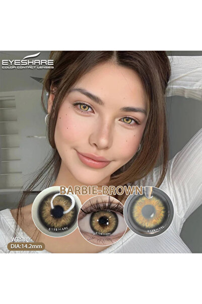 EyesPro BARBİE BORWM DOĞAL GÖRÜNÜMLÜ KAHVERENGİ GÖZ LENSİ