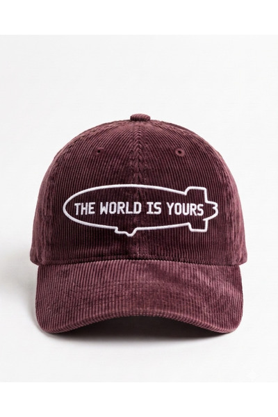Tresore ''The World Is Yours'' Embroidered Velvet Hat /''The World Is Yours''...