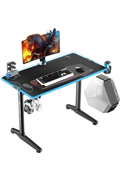 Generic Eureka ergonomic gaming computer desk 44" home office gaming pc table...