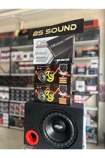 BSSOUND Kampanyadaki ses sistemi dört Hoparlör bas Anfi dahil