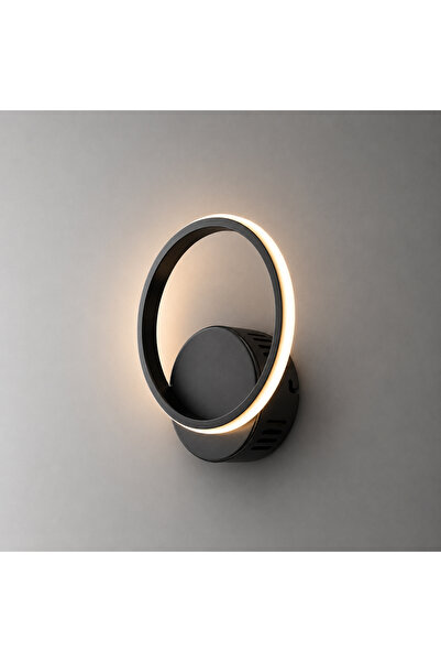 TT AYDINLATMA Tt305-1-Sy (3 Color Light Leds) Matte Black Single Round Led Sc...