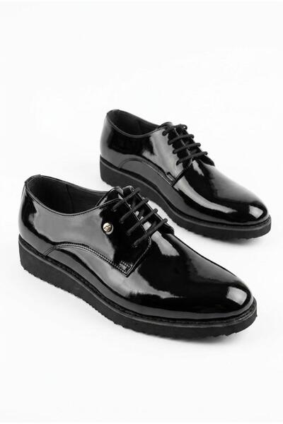 fort 38670 Black Patent Leather Groom Shoes Suit Shoes Men's Shoes
