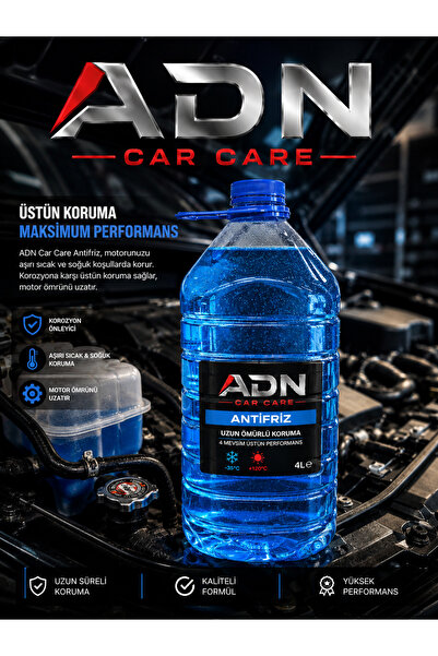 Genel Markalar 4 MEVSİM -30 ORGANİK | Konsantre Mavi Antifriz 5 Lt - Motor So...