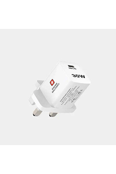 Swiss Military GaN II 30W Super Mini Wall Charger - White