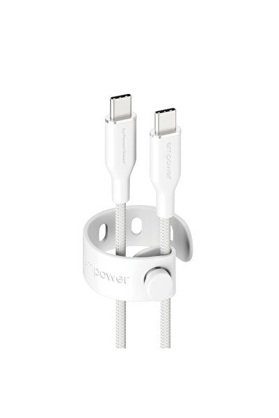 EMPOWER ™   من بانزر جلاس ®   كابل USB-C إلى USB-C للسباقات بقوة 60 واط |   ي...
