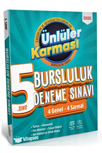 Ünlüler Karması Yayınları 5. Sınıf İOKBS 4+4 Bursluluk Denemesi