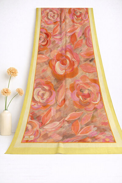SHAWL SECRET شال جلامور 54031 أصفر