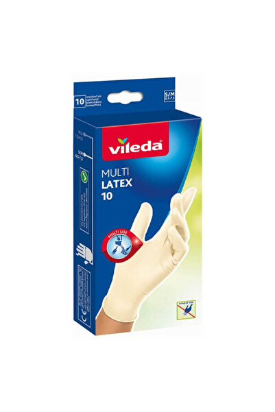 Vileda ΓΑΝΤΙΑ LATEX (10τεμ.) - (S/M) (ΛΕΥΚΑ)