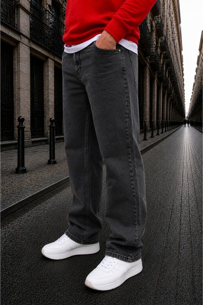 Valens Men's Bol Cut Baggy Jeans