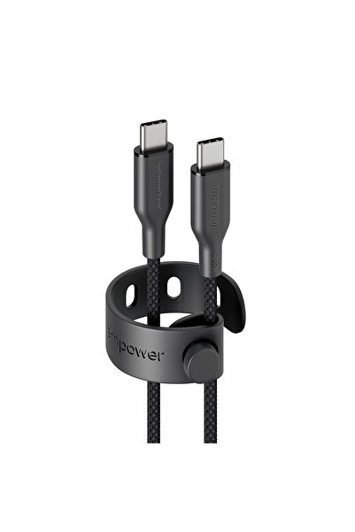 EMPOWER ™   من بانزر جلاس ®   كابل USB-C إلى USB-C للسباقات بقوة 240 واط |   ...