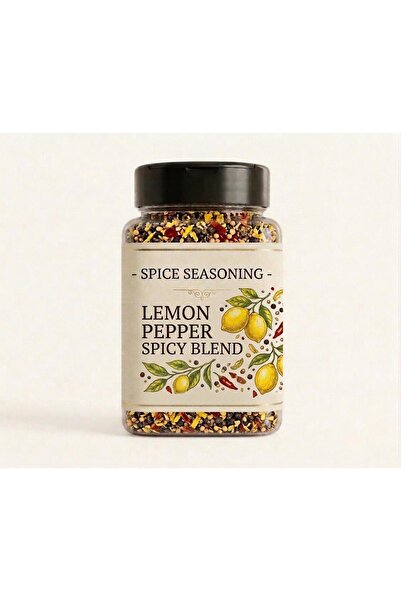 DTK Mix Lemon Pepper, condiment 100% pentru pui, pește și salate fresh, 100g