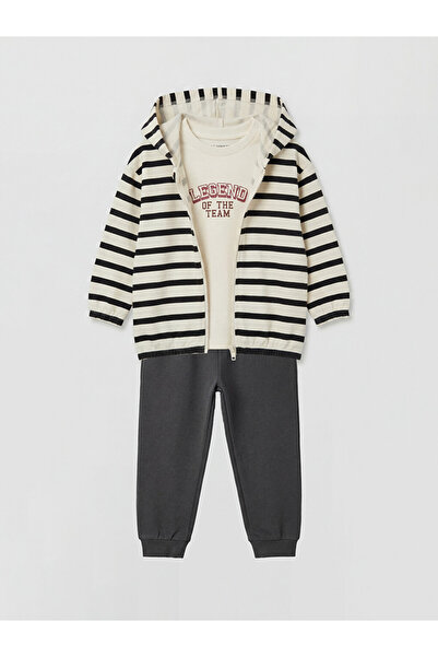 LC Waikiki Striped Baby Boys' 3-Pack Set