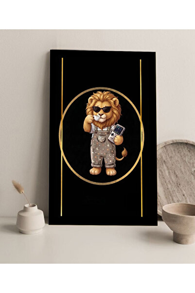 Harika bir ev Сладки животни, играещи на игра, 20x30 см, картина от MDF за де...