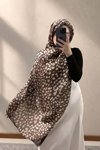 müqofficial Bambi Cotton Shawl - Brown