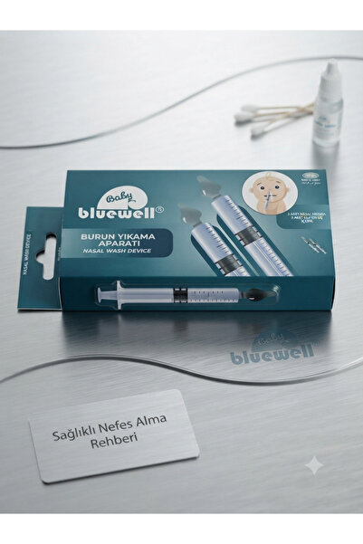 Burun Yıkama Aparatı Baby Nasal Wash Device (Bebekler İçin Nazal Aspiratör ve Set) 3 LÜ PAKET