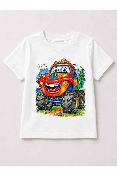 Mia Creative Art Design Your Own T-Shirt Painting Kit (Cheerful Monster Truck)