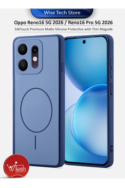 Wtech Oppo Reno16 5G 2026 / Reno16 Pro 5G 2026 SilkTouch Premium Matte Silico...