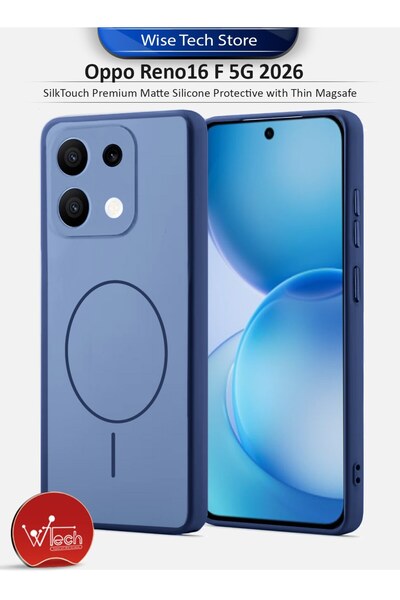 Wtech Oppo Reno16 F 5G 2026 SilkTouch Premium Matte Silicone Protective with ...