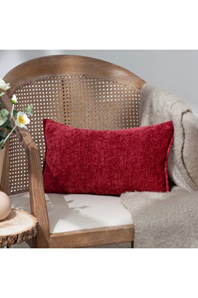 Generic Brand Benji red rectangular cushion