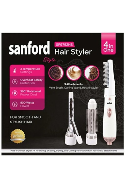 Sanford SF9752HS 4-in-1 Professional Grade Hair Styler