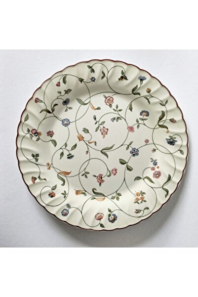 Staffordshire Oakwood English Countryside Tarzı İngiliz Porseleni Vintage Kre...
