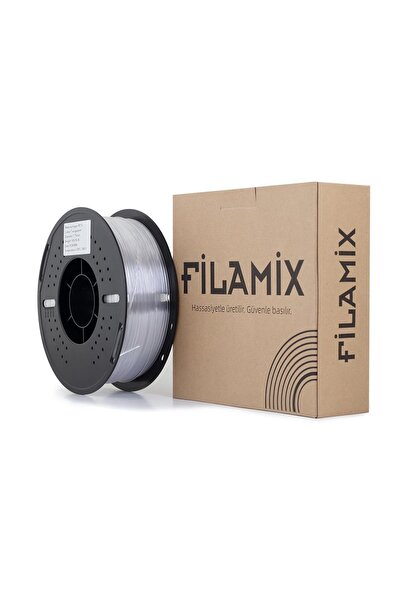 FİLAMİX Hyper Petg Şeffaf Filament 1.75mm 1kg Plastik Makara Hızlı