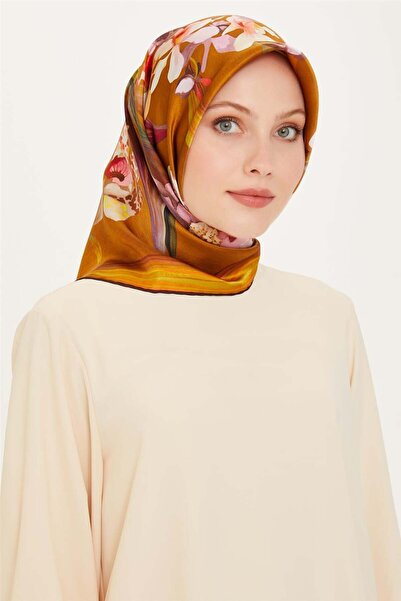 Armine Dj Sura Pure Silk Scarf - 2024-2025 Autumn-Winter 9215D (S) - Color-50