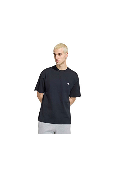 adidas Trefoil Essentials Loose Tee Men's Casual T-Shirt Kq8578 Black