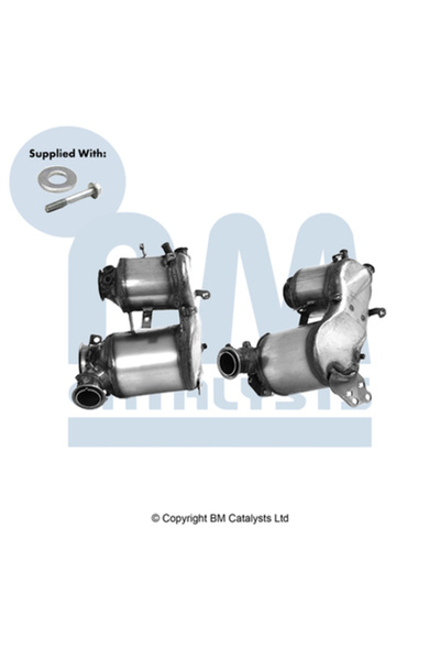BM CATALYSTS Filtru de Particule Diesel Audi A3 Q2 Q3 Seat Arona Ateca Ibiza ...