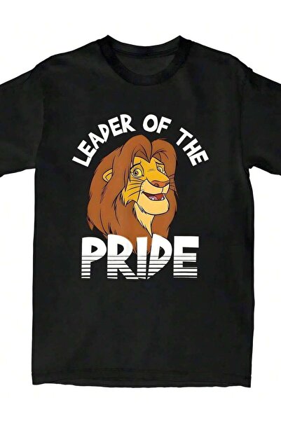 9JY تي شيرت نسائي بطبعة Lion King Leader Of The Pride - مقاس كبير 0XL-5XL بأك...