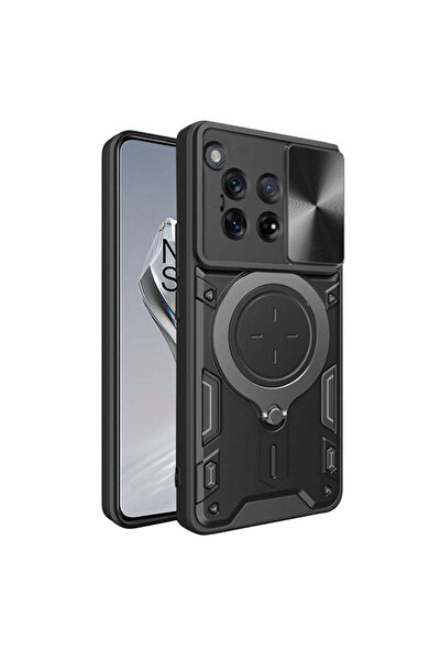Techsuit Husă pentru OnePlus 12, CamGuard Pro, albastru - negru