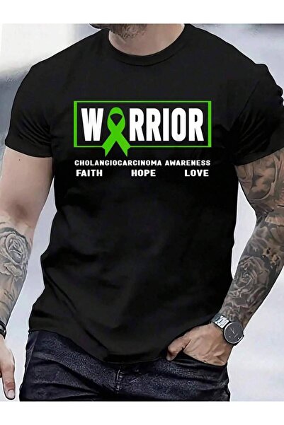 9TAY 100% Cotton Awareness - Cholangiocarcinoma Warrior T-Shirt Men's Women's...