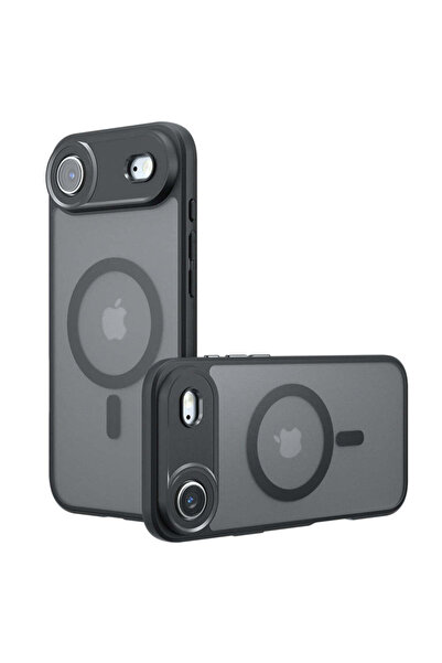 Techsuit Калъф за iPhone 17 Air, PureFrost MagSafe, черен матов - черен матов