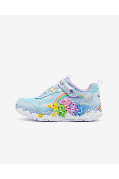 SKECHERS HUGS N SNUGS Büyük Kız Çocuk Mavi Işıklı Spor Ayakkabı 302390L BLMT