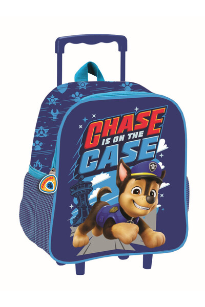 PAW PATROL Patrula Cățelușilor Chase is on the Case rucsac 3D cu roți pentru ...