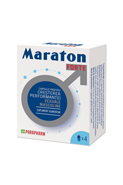 Parapharm Capsule MARATON FORTE, pentru stimularea masculină, 4 capsule