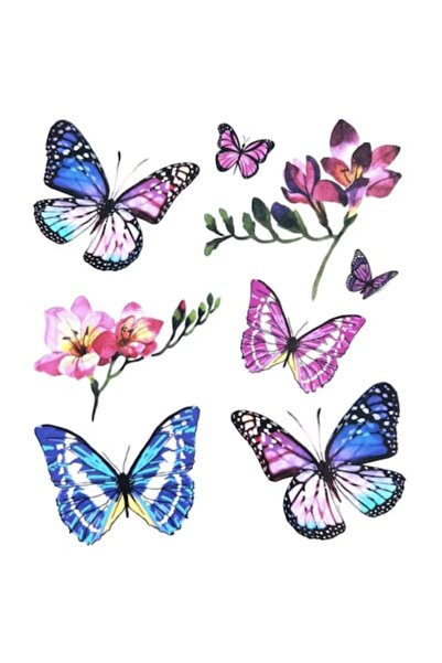 FlashTattoosRomania Tatuaj temporar, Tatuaje Flash România, Fluturi printre f...